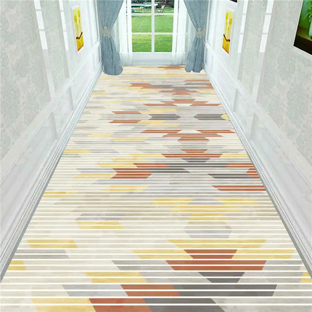 Скандинавские 3D стереофонические принтованные ковры для коридора, коврики для гостиной, кухни, ванной комнаты, противоскользящие напольные коврики для дома, декоративные - Цвет: No-07