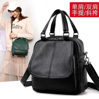 

New women's bag fashion Korean fashion three-purpose shoulder bag multifunctional handbag women's messenger bag wholesale