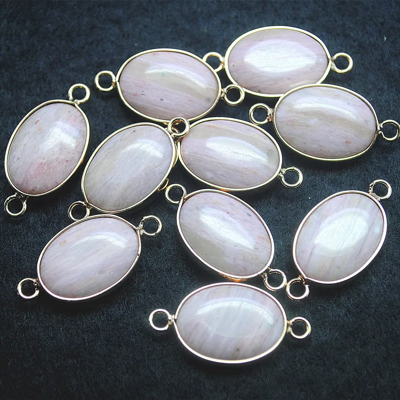 Натуральный китайский Родохрозит 10 шт. натуральная фотолампа с 2 разъемами