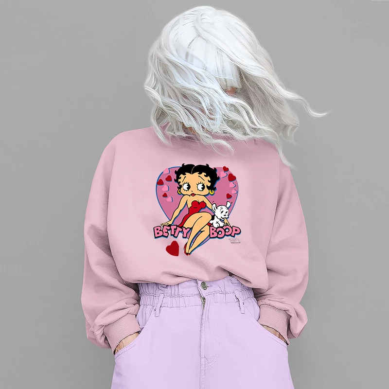80s 90s American Fashion Vintage Cartoon Print Girls Pullover Autumn Thick Warm Long Sleeve Hoodies Plus Size Loose Women Sweats Hoodies Sweatshirts Aliexpress