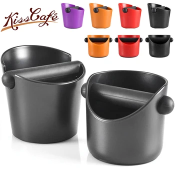 

13x13x13mm Mini Coffee Tamper Knock Box Deep Bent Design Coffee Slag isn't Splash Manual Coffee Grinder Coffee Accessorie