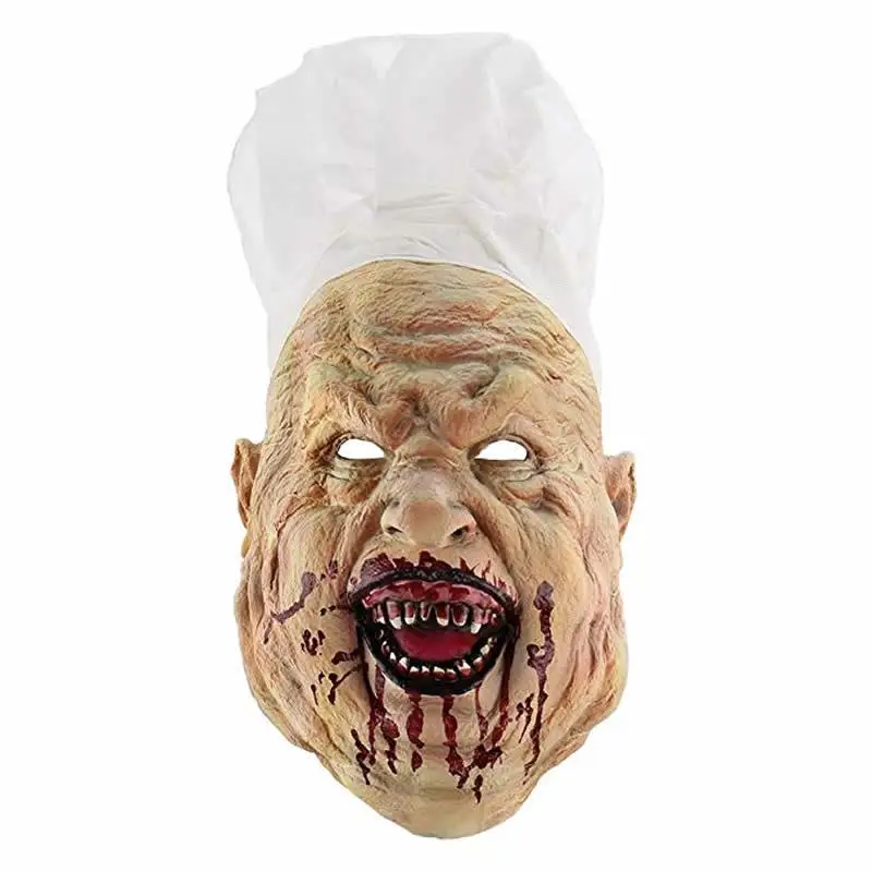 

Latex Costume Party Full Head Cosplay Mask Halloween Bloody Scary Horror Mask Adult Zombie Monster Vampire Mask Masquerade Props