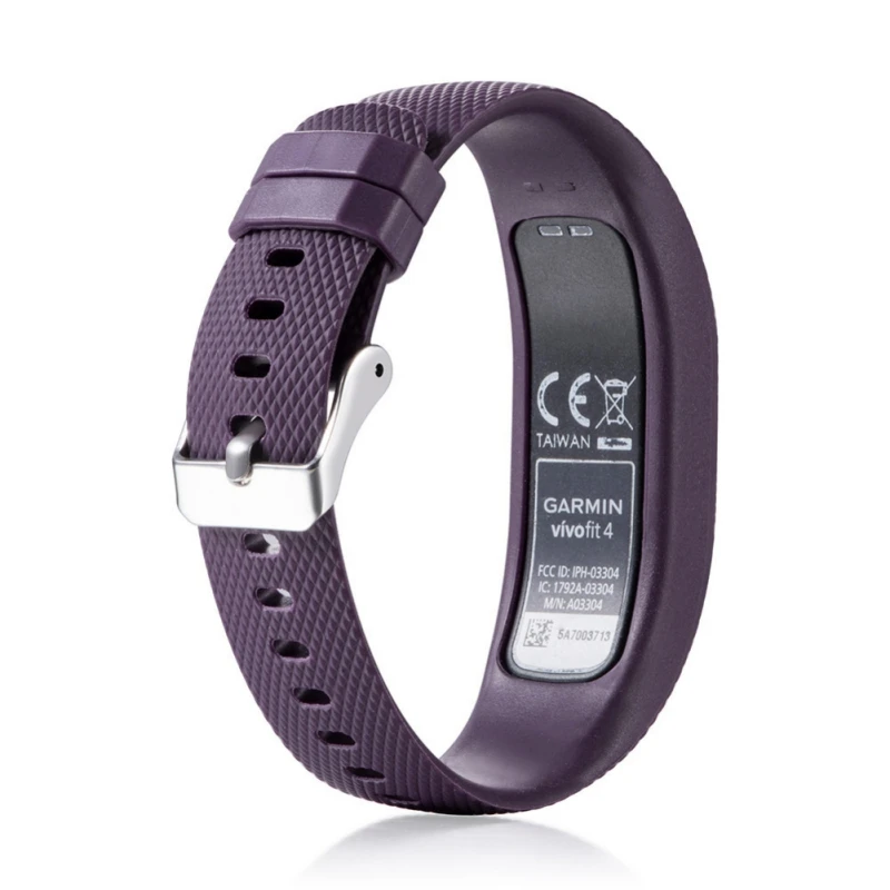 Для Garmin Vivofit 4 Замена для умных часов Силиконовый ремешок для часов S L