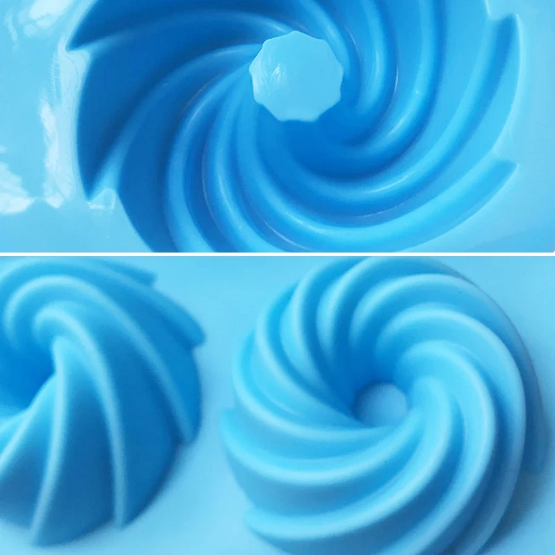 Силиконовая формочка вихревая форма для украшения печенья сковорода выпечки