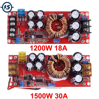

1200W/1500W 18A/30A DC-DC CVCC Step Up Power Supply Module Non-isolated Boost Voltage Converter 10V-60V to 12V-90V with Fan