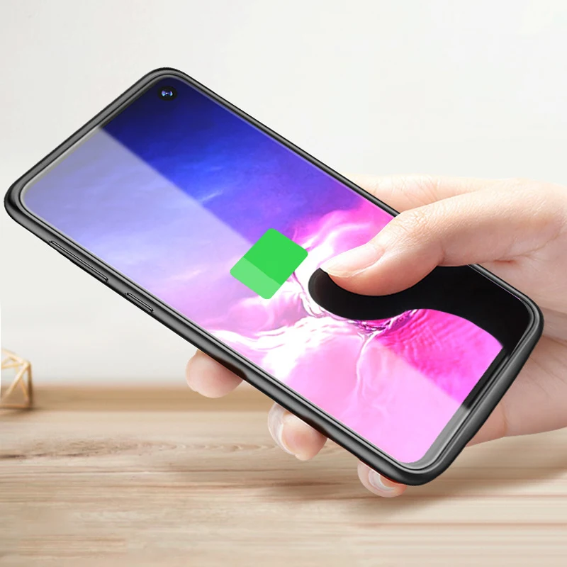 4700/5000 мАч чехол для зарядного устройства для samsung Galaxy S10 S10E S10 plus Портативный внешний аккумулятор запасной телефон Battey чехол для телефона