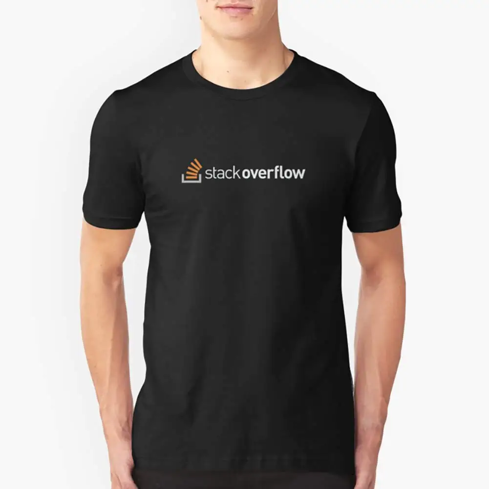 Stackoverflow удлиненная Приталенная футболка с капюшоном для мужчин женщин унисекс