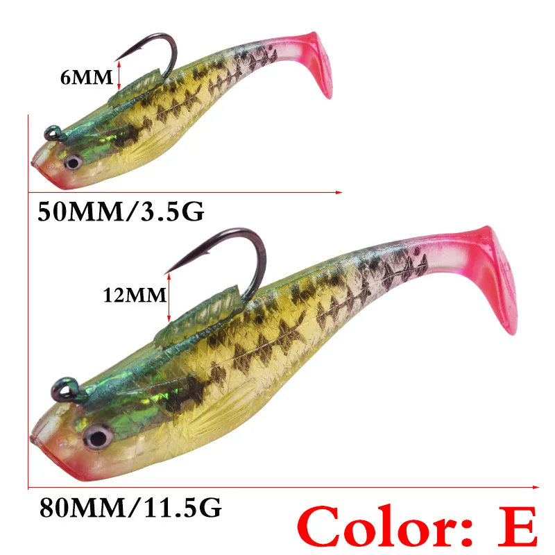 Head Ot Tailversatile Jig Head Soft Lure 50-80mm - Silicone Swimbait For  Carp & Bass