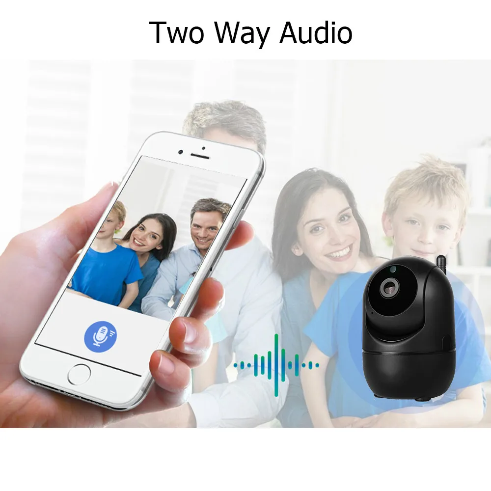 Home Wireless IP Camera HD 1080P Intelligent Automatic Tracking Human Baby Cell Phone Monitoring CCTV Network Wifi Surveillance