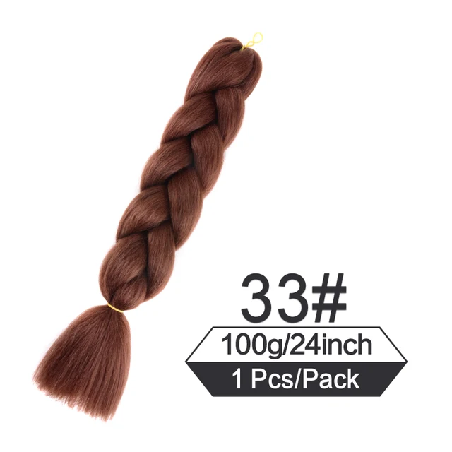 24 Inch Jumbo Braiding Hair Extensions For Box Twist Braid Accessorie Pre Stretched Afro Fake Hair Wholesale Jumbo Crochet Braid 4/30HL