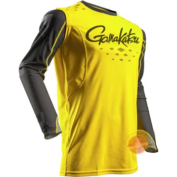 

2020 Gamakatsu Professional Hiking Climbing Clothes Fishing Anti UV Anti Mosquit Breathable Quick-drying Homme Fishing Shirt