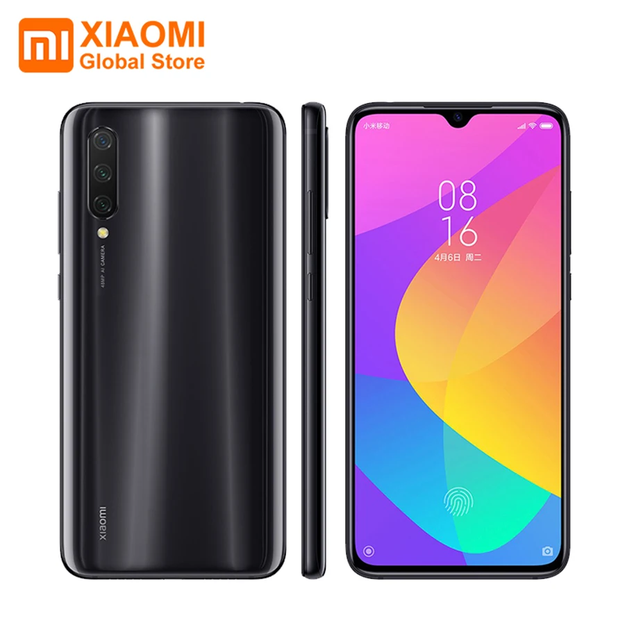Продажа Глобальная версия Xiaomi Mi A3, 4 ГБ, 64 ГБ, 4030 мАч, 48 МП, Восьмиядерный процессор Snapdragon 665, тройная камера, датчик отпечатков пальцев, мобильный телеф...