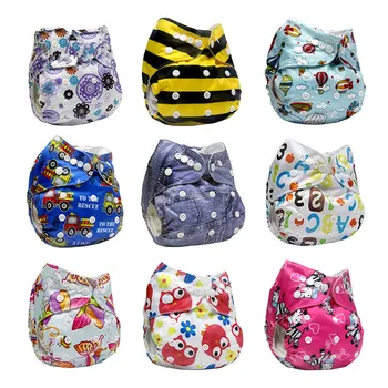 

Washable Nappy Baby Organic Cloth Diapers Prevent Side Leakage Diaper Pants Waterproof 0-2years