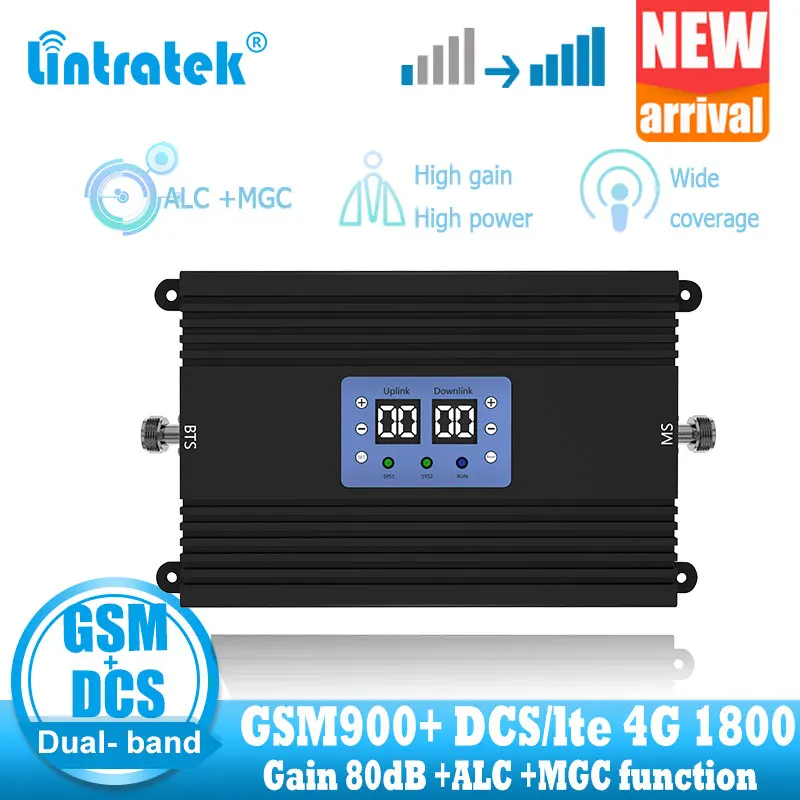 Усилитель сигнала lintratek gsm 900 МГц 4G, повторитель сигнала 2g 4G DCS LTE 1800 GSM, двухдиапазонный усилитель сигнала, Ретранслятор с высоким коэффициент... Усилитель сигнала lintratek gsm 900 МГц 4G, повторитель сигнала 2g 4G DCS LTE 1800 GSM, двухдиапазонный усилитель сигнала, Ретранслятор с высоким коэффициент...
