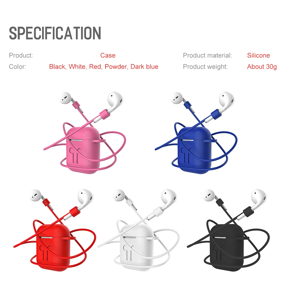 

Soft Silicone Case For i10 tws i9s tws Shockproof Cover Earphone Cases Ultra Thin Protector Case