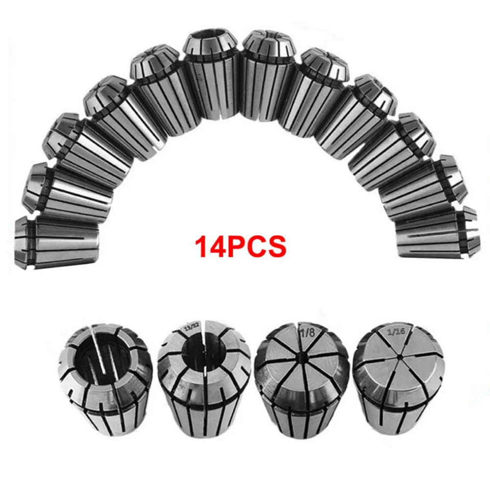 

ER20 Drilling Precision Spring Collet Chuck CNC Lathe Metalworking Spare Parts