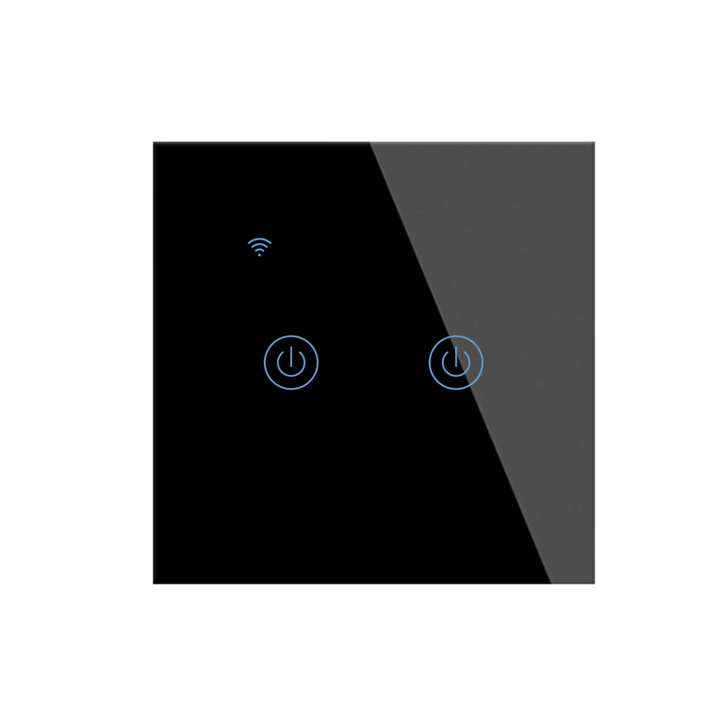 Настенный сенсорный выключатель RF433 со стеклянным экраном ЕС умный дом
