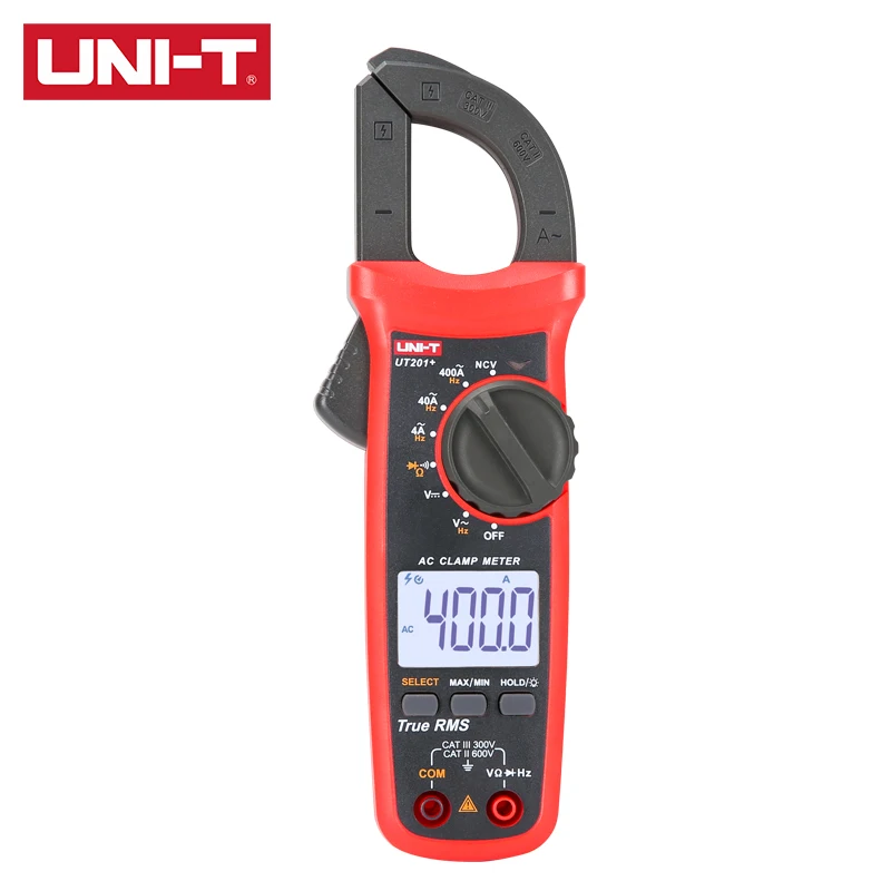 UNI T UT201 +/UT202 +/UT202A +/UT203 +/UT204 + 400 600A цифровой клещи Высокоточный интеллектуальный