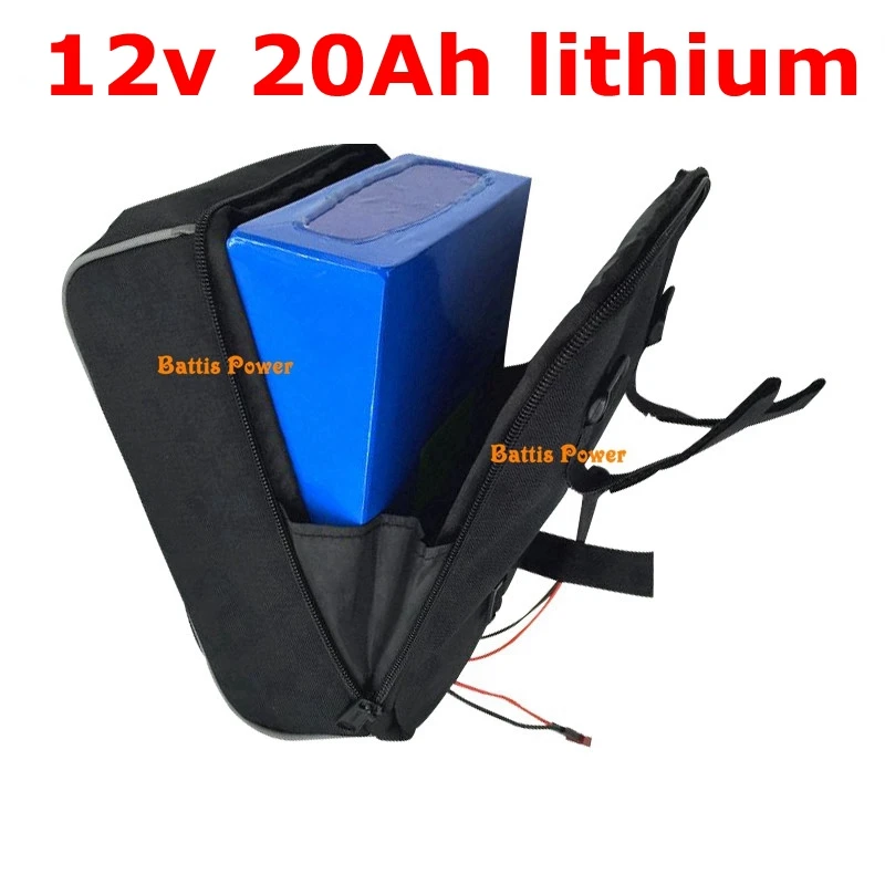 12V 50Ah 20Ah lithium ion 12V 40Ah 12v 30Ah li ion battery for golf trolly cart scooter Portable power supply + charger+ bag