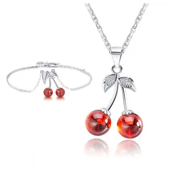 

Effie Queen 925 Sterling Silver Female Jewelry Sets 4 Colors AAA Zircon Flower Shape Necklaces Stud Earrings Jewelry Sets TSS30