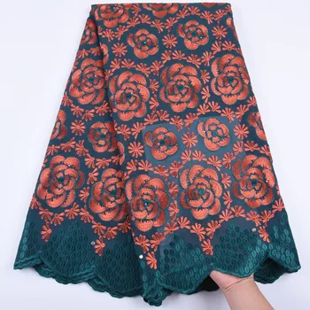 

High Quality Swiss Voile Lace Fabric Latest Swiss Voile Lace In Switzerland With Stones For Nigerian Every Dress 1681