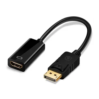 

DP Male to HDMI Female Cable Adapter 1080P Converter Adapter Cable for PC Display Laptop Projector HD Video conversion
