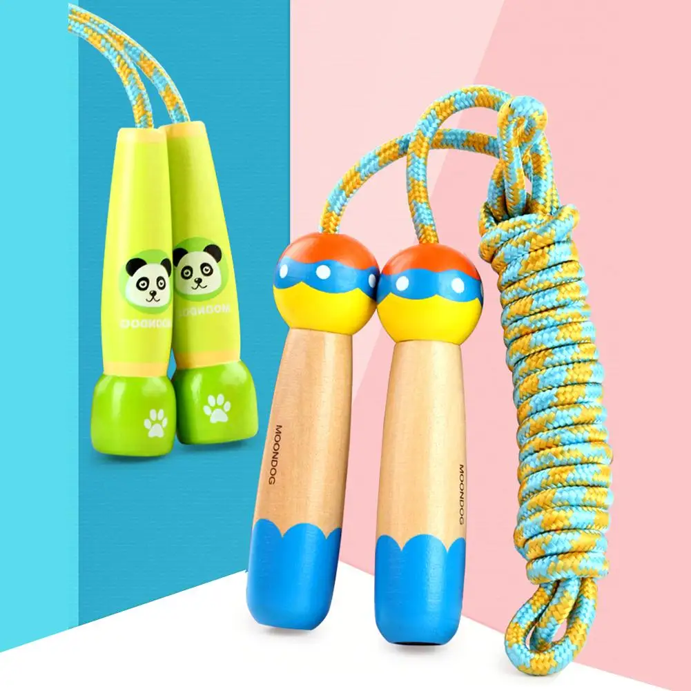 Flintronic Springseil Für Kinder - Verstellbar Mit Holzgriffen, 260cm