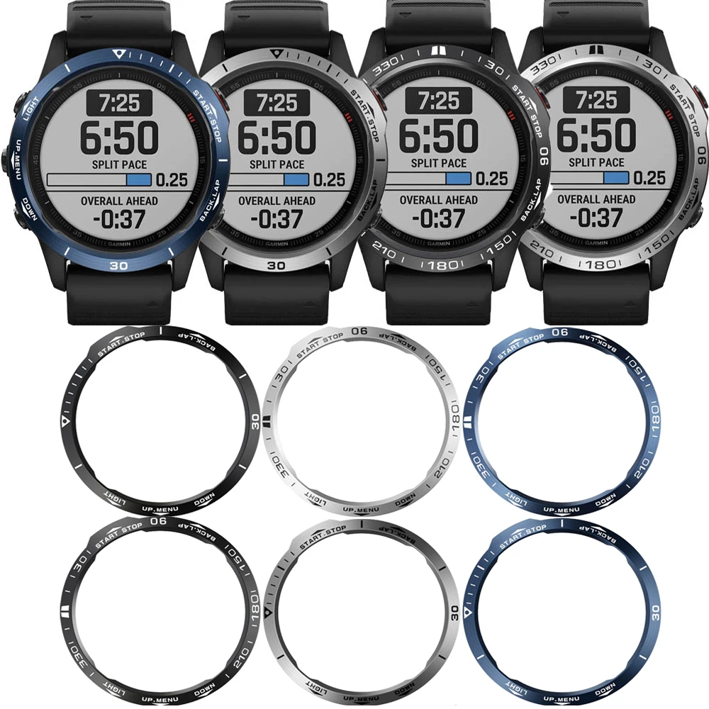 Premium Metal Bezel Cover Protector for Smartwatch Anti-Scratch Accessory