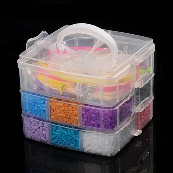 

1 Box 12 Colors 5mm Melty Beads Refills with Accessories for Kids 155x160x130mm