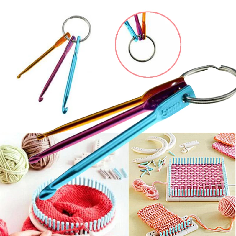 1 шт., красочные спицы для вязания крючком, для плетения свитера, набор для вязания, ручной работы, рукоделие, швейная поставка, ручная поставка