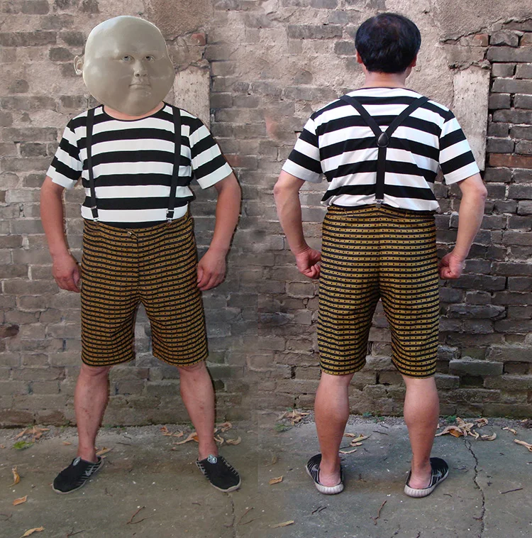 Алиса в стране чудес Близнецы Косплей Костюм Tweedledee и Tweedledum костюм