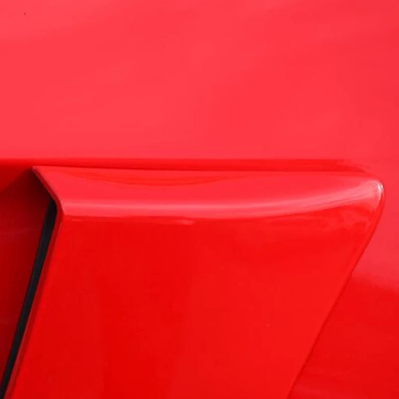 Для автомобиля Ford mustang боковые вентиляционные решетки колпак колеса- комплект кузова автомобиля широкофюзеляжный ABS материал колеса для бровей 4 шт./компл. спойлер