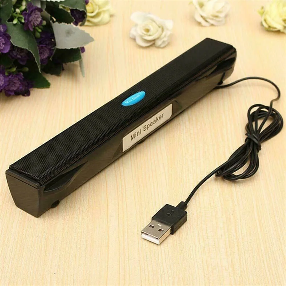 USB mini speakers music player amplifiers stereo desktop computers personal laptops and large |
