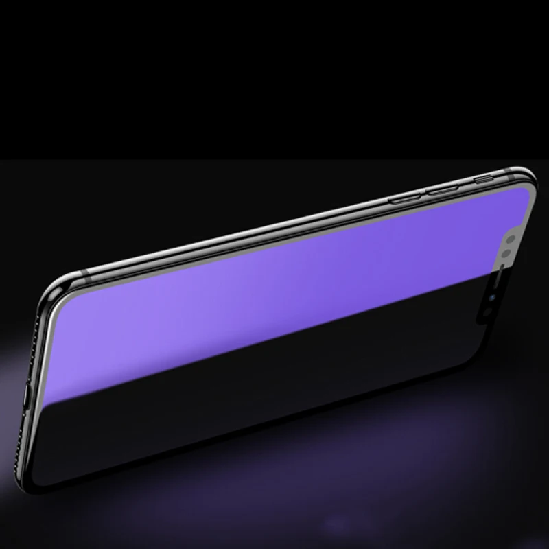 Закаленное стекло для iPhone 11 Pro Max XR XS X с защитой от синего излучения Apple SE 2020 8 7 6S 6