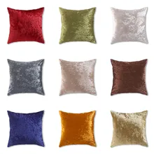 

Plush Cushion Cover Pillowcase Solid Color Luxury Pillow Case Square Throw Pillows Decorative For Sofa Home Car Decoration New