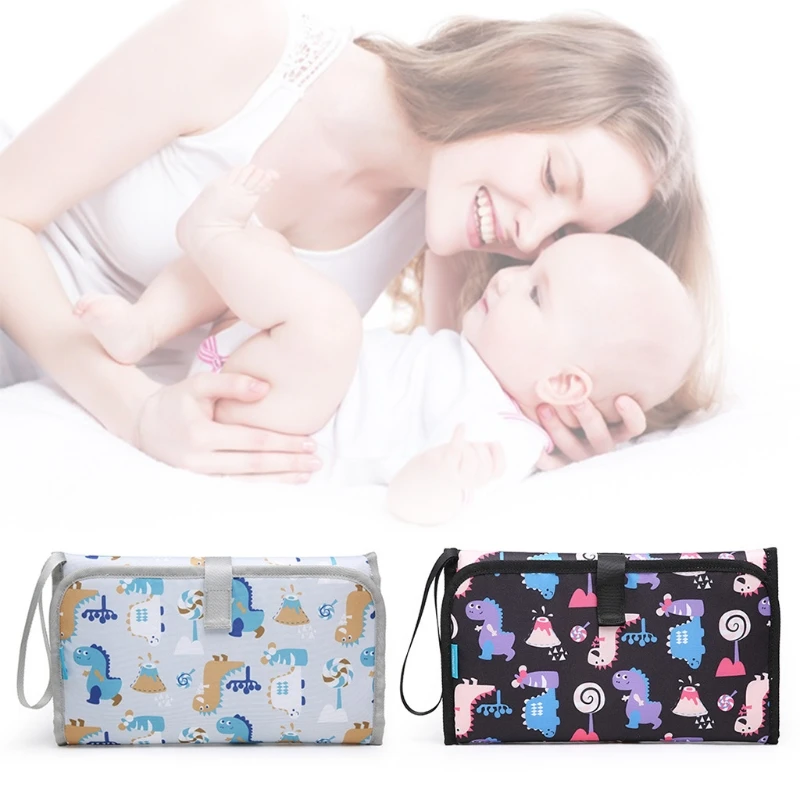Portable Baby Diaper Pad Multifunctional Foldable Waterproof Diaper Changing Bag 97BC