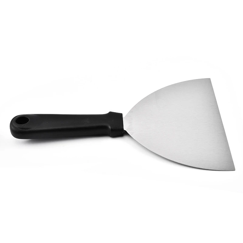 Justdolife Product Pancake Shovel Stainless Steel Semicircular Shovel Steak Grill Scraper Spatula Frying BBQ Tools