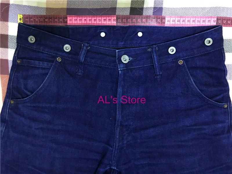 Promo GT-0002 Read Description! raw indigo selvage washed denim slim fitting pants sanforized raw denim jean 12oz
