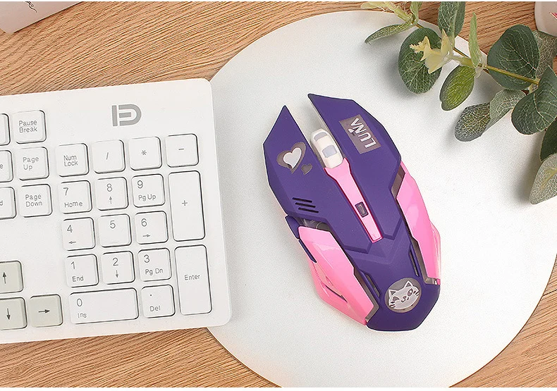 2.4G rechargeable wireless mouse with LED backlight - 16 - Kawaii Mix