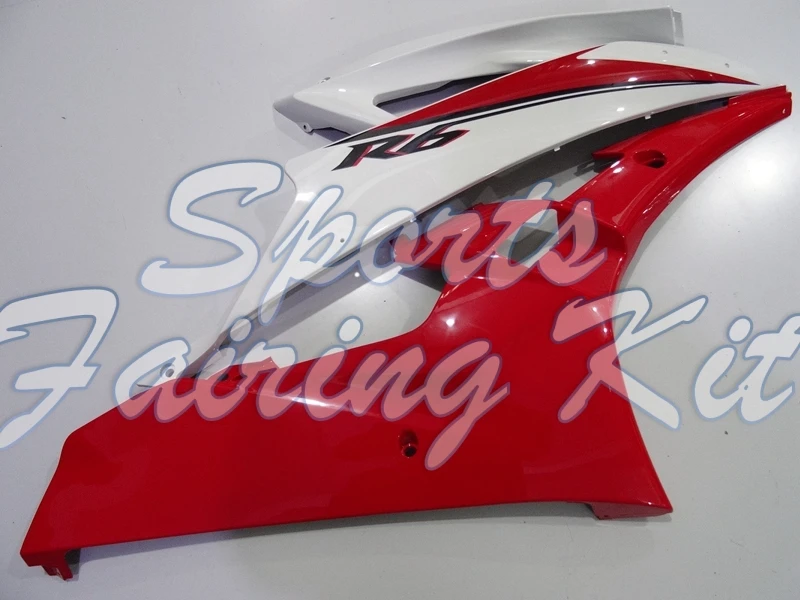 Обтекатели для YZFR6 2006 2007 Белый Красный Пластиковый обтекатель YZF R6 06 Наборы