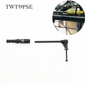 

TWTOPSE Alloy Bicycle Bike Derailleur Cable Guide Stop For Brompton Folding Bike Speed Overbar Shifters CNCWith Titanium Bolt