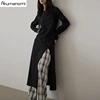 cotton maxi robe t-shirt dress autumn long sleeve plus size 7xl 6xl 5xl 43xxl 2022 women Oversized harajuku loose dresses free ► Photo 1/6