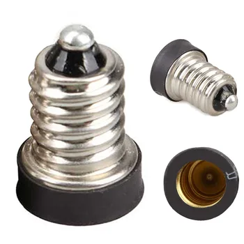 

New Hot 1 Pc E14 to E12 Base Adapter Converter Lamp Holder Lamp Adapter SMR88