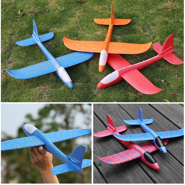 50X48CM Hand Throw Airplane EPP Foam Launch Fly Glider Planes Model Aircraft Outdoor Fun Toys for Children Party Game Boys Gift 3