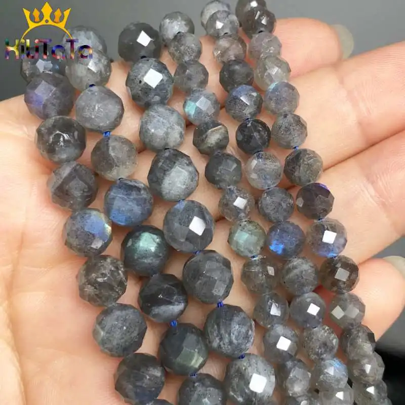 AA Natural Dark Blue Sapphire Stone Beads Micro Faceted Small Round Loose  Beads for DIY Jewelry Making Bracelet Supplies 15inche - AliExpress