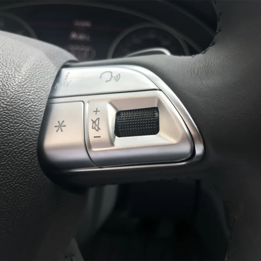 Хромированные пуговицы на руль для стайлинга автомобиля декоративная отделка