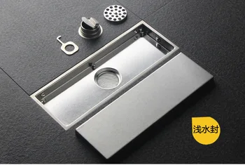 

Simple Bathroom Drain Modern Stainless Steel Floor Drain Floor Flip Kitchen Balcony Sink Filter Family Shower Room Floor Drai