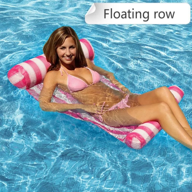 

Floating Bed Sofa Environmental Protection Hammock Foldable Double Backrest Floating Drainage Amusement Inflatable Recliner