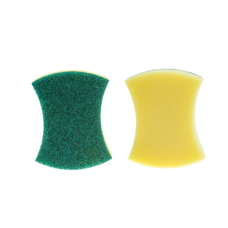 

10Pcs Decontamination Cleaning Dishwashing Brush Sponge Scouring Pad Multi-purpose Home Kitchen Cleaning Tools