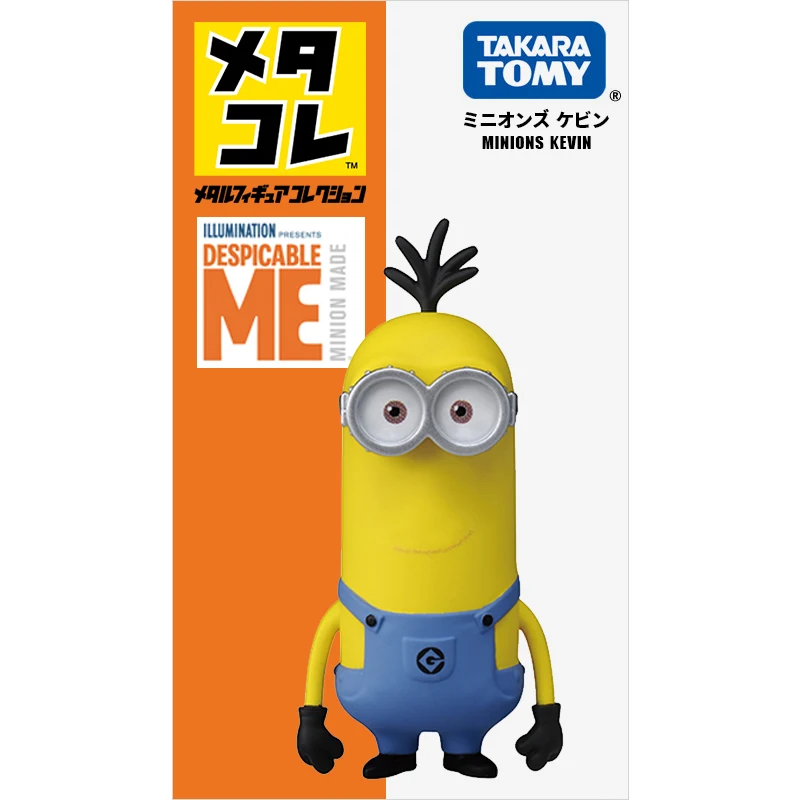 S01 Takara Tomy Metakore Minions Kevin 5 см коллекционная металлическая игрушка фигурка Новинка |